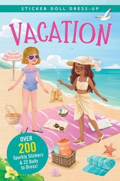 Cover Vacation Sticker Doll Dress-Up Book