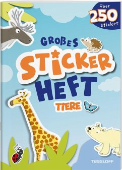 Cover Großes Stickerheft. Tiere