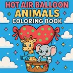 Hot Air Balloon Animals - Coloring Book