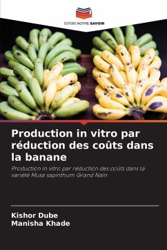 Cover Production in vitro par réduction des coûts dans la banane
