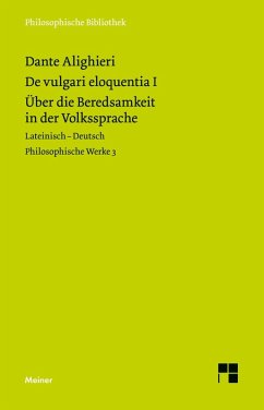 Cover Über die Beredsamkeit in der Volkssprache