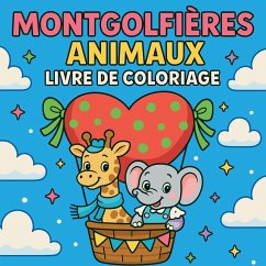 Cover Montgolfières Animaux - Livre de coloriage