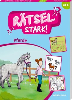 Cover Rätselstark. Pferde