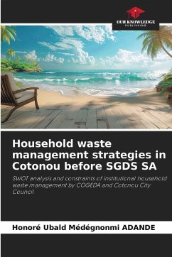 Cover Household waste management strategies in Cotonou before SGDS SA