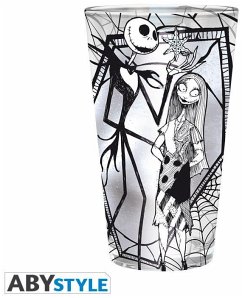 NIGHTMARE BEFORE XMAS - Large Glass - - Jack & Sally - box Cover NIGHTMARE BEFORE XMAS - Large Glass - - Jack & Sally - box