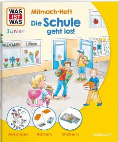 Cover WAS IST WAS Junior Mitmach-Heft Die Schule geht los!