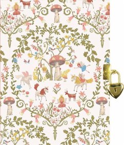 Cover Enchanted Forest Locking Journal (Diary with Lock)