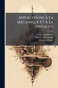 Cover Applications Ã€ La MÃ(c)canique Et Ã€ La Physique