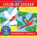 My First Color-By-Sticker Book - Rainforest Animals
