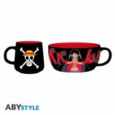 ONE PIECE - Breakfast Set Mug + Bowl - Luffy