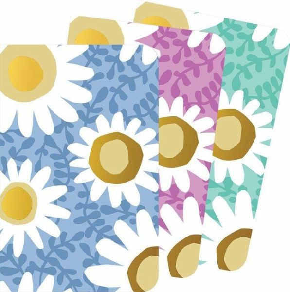 Daisies Jotter Notebooks (Set of 3) Daisies Jotter Notebooks (Set of 3)