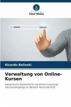 Cover Verwaltung von Online-Kursen