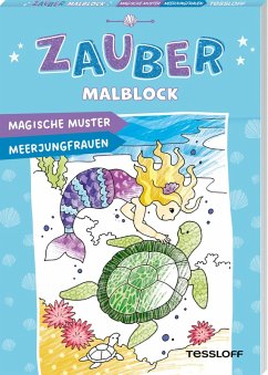 Cover Zaubermalblock. Magische Muster. Meerjungfrauen