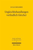 Ungleichbehandlungen vorfindlich Gleicher