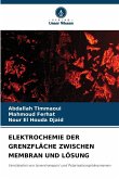 ELEKTROCHEMIE DER GRENZFLÄCHE ZWISCHEN MEMBRAN UND LÖSUNG ELEKTROCHEMIE DER GRENZFLÄCHE ZWISCHEN MEMBRAN UND LÖSUNG