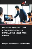 MECCANISMI EFFICACI PER L'OCCUPAZIONE DELLA POPOLAZIONE NELLE AREE RURALI