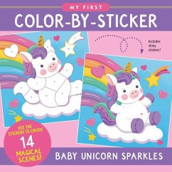 Cover My First Color-By-Sticker Book - Baby Unicorn Sparkles