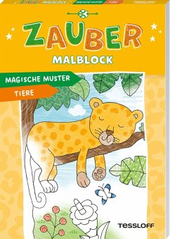 Cover Zaubermalblock. Magische Muster. Tiere