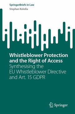 Cover Whistleblower Protection and the Right of Access (eBook, PDF)