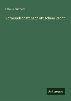 Cover Vormundschaft nach attischem Recht