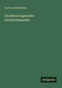 Cover Die älteren Egmonder Geschichtsquellen