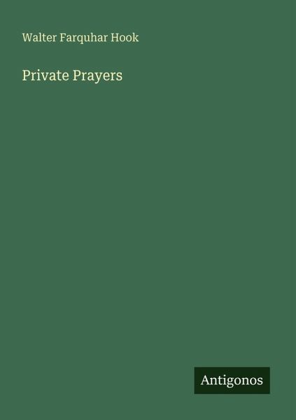 Private Prayers Private Prayers