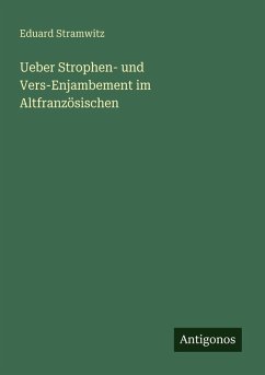 Cover Ueber Strophen- und Vers-Enjambement im Altfranzösischen