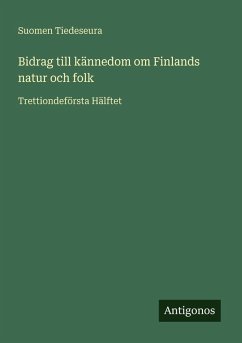 Cover Bidrag till kännedom om Finlands natur och folk
