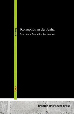 Cover Korruption in der Justiz