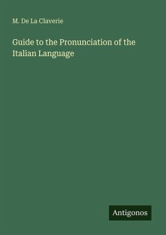 Cover Guide to the Pronunciation of the Italian Language