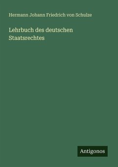Cover Lehrbuch des deutschen Staatsrechtes