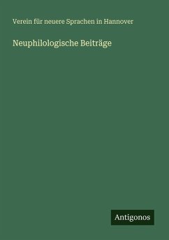 Cover Neuphilologische Beiträge