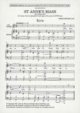 St. Anne's Mass for unison chorus and organ (mixed chorus ad lib) score