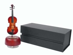 Cover Spieluhr Violine Donauwalzer mit Geschenkbox 20 cm (Geige 14 cm)