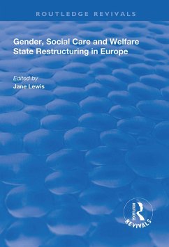 Cover Gender, Social Care and Welfare State Restructuring in Europe