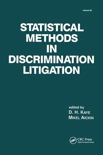 Statistical Methods in Discrimination Litigation Statistical Methods in Discrimination Litigation