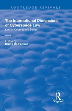 Cover The International Dimensions of Cyberspace Law
