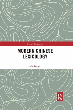 Cover Modern Chinese Lexicology