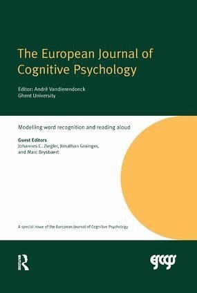 Modelling Word Recognition and Reading Aloud Modelling Word Recognition and Reading Aloud