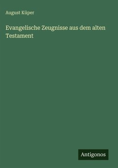 Cover Evangelische Zeugnisse aus dem alten Testament