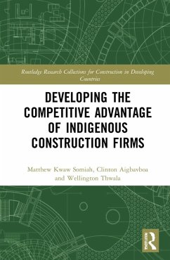 Cover Developing the Competitive Advantage of Indigenous Construction Firms
