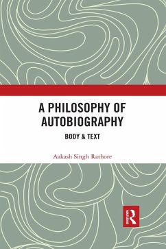 Cover A Philosophy of Autobiography