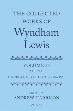 Cover The Collected Works of Wyndham Lewis: Paleface