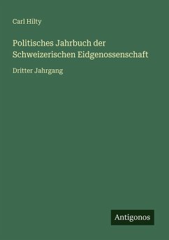 Cover Politisches Jahrbuch der Schweizerischen Eidgenossenschaft