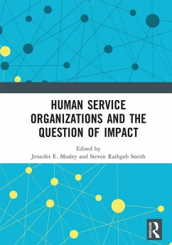 Cover Human Service Organizations and the Question of Impact