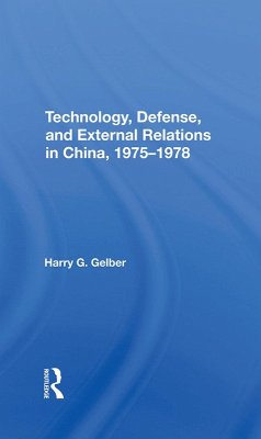 Cover Technology, Defense, And External Relations In China, 19751978