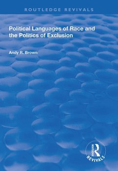 Cover Political Languages of Race and the Politics of Exclusion
