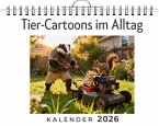 Tier-Cartoons im Alltag