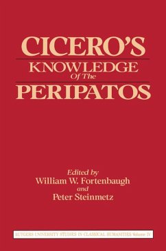 Cover Cicero's Knowledge of the Peripatos