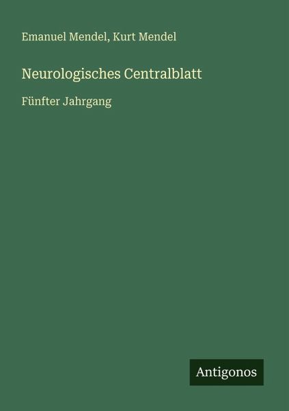 Neurologisches Centralblatt Neurologisches Centralblatt